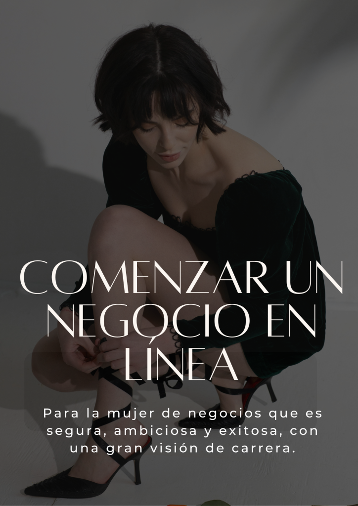 Comenzar un negocio en línea