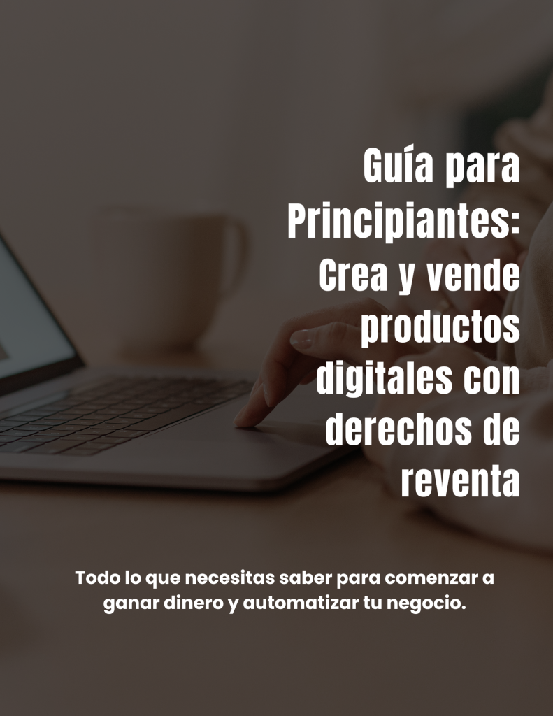 crear y vender productos digitales con derechos de reventa